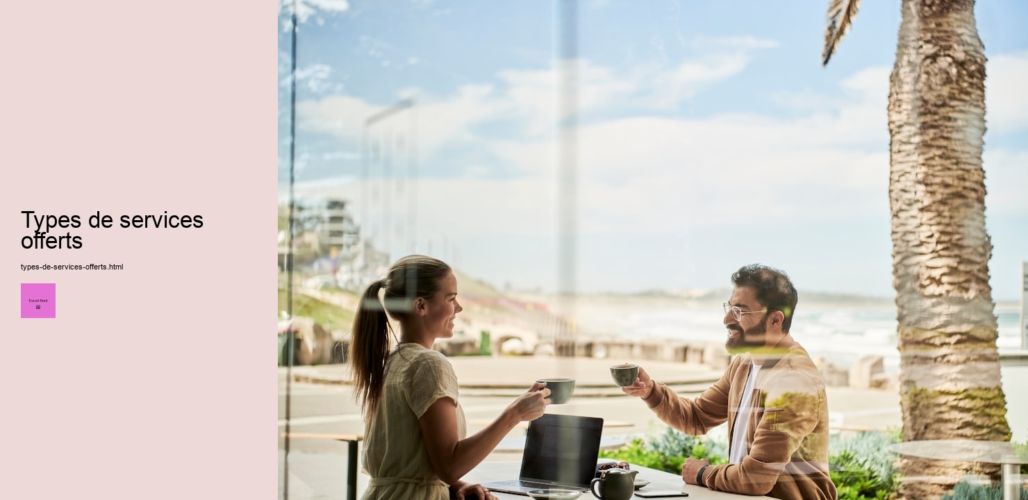 Types de services offerts